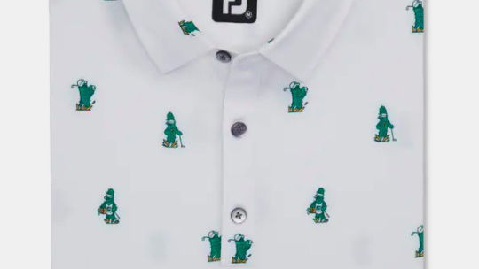 Cactus Print Lisle Self Collar